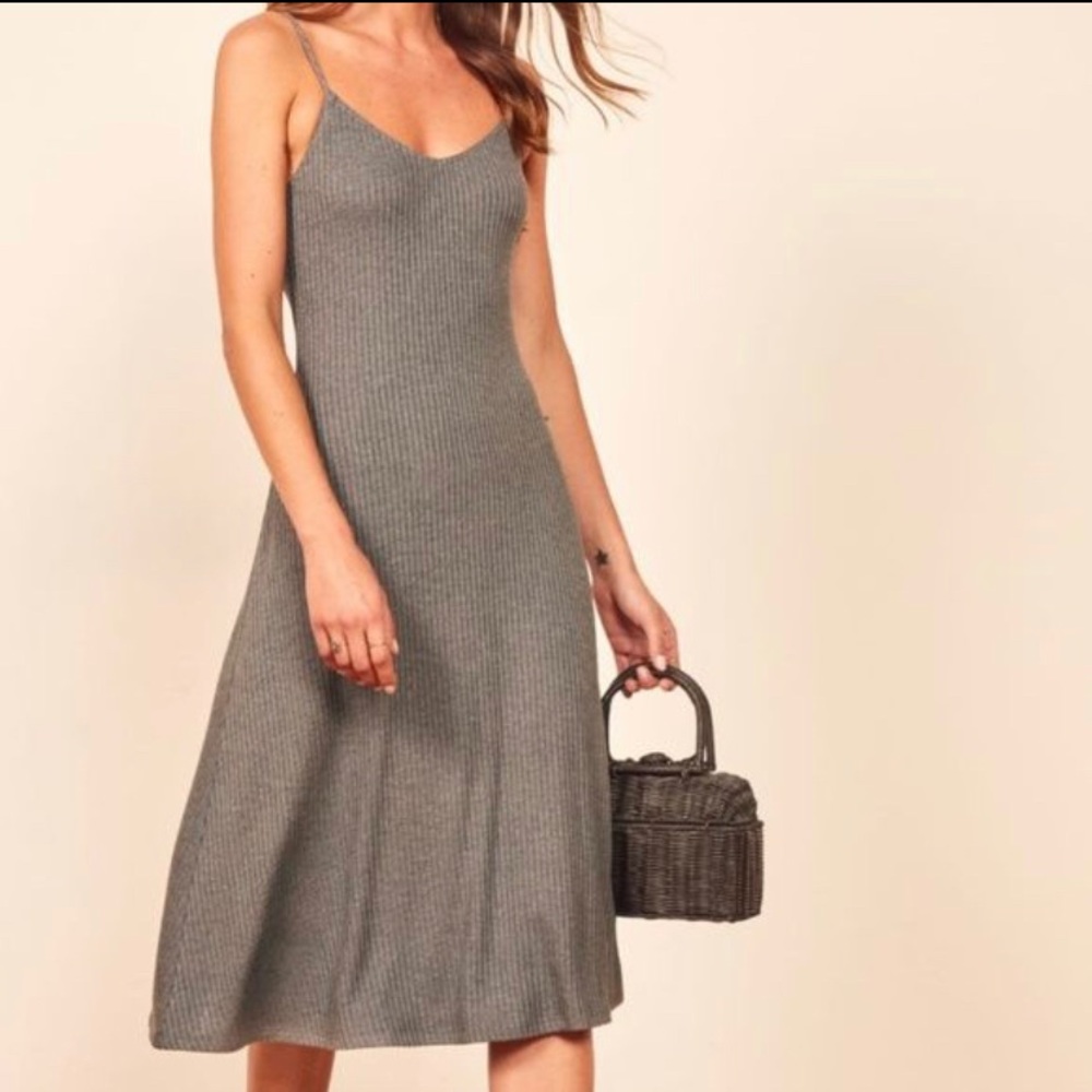 Gray reformation dress
